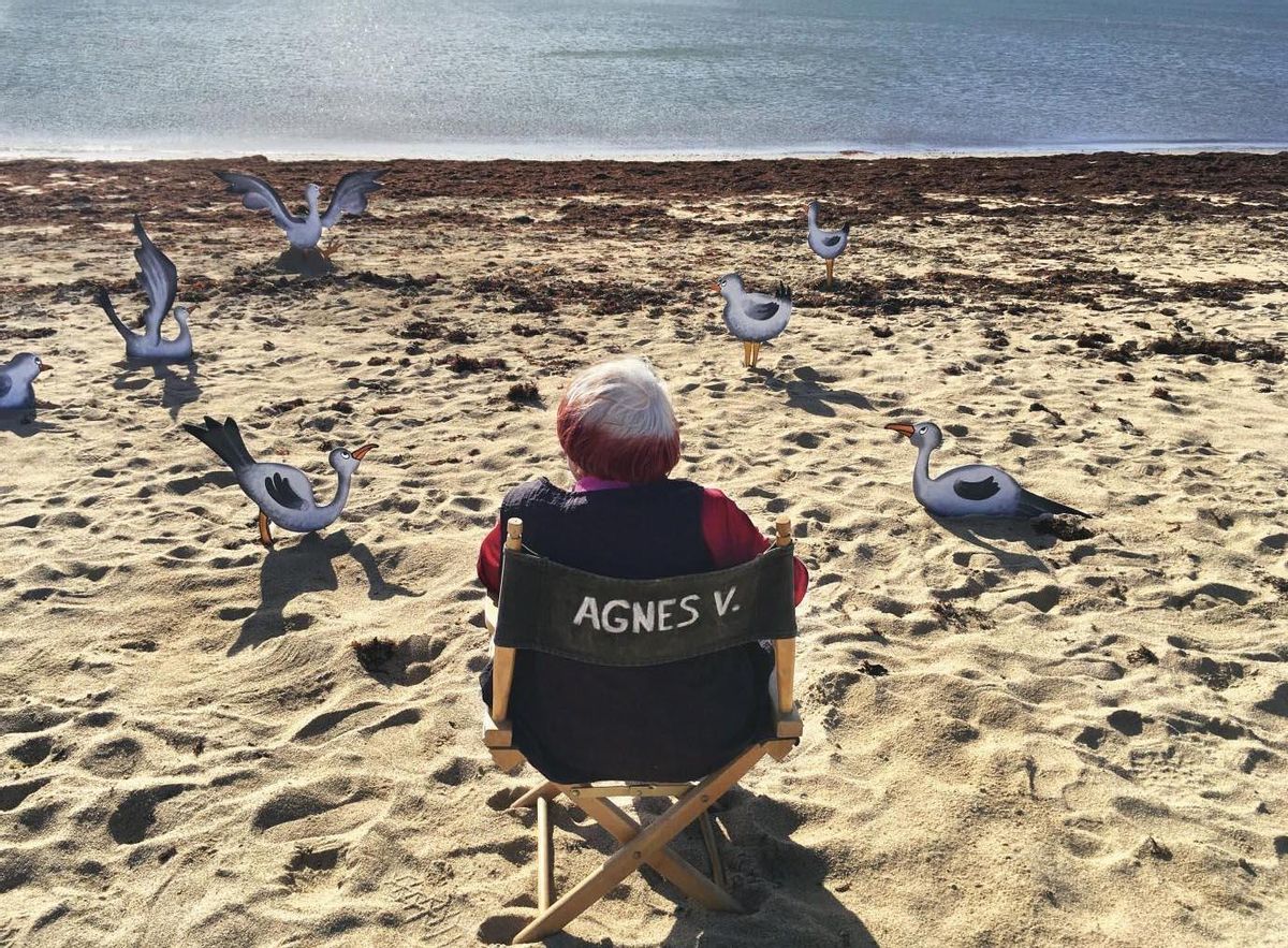 La cineasta Agnès Varda. La cineasta Agnès Varda.