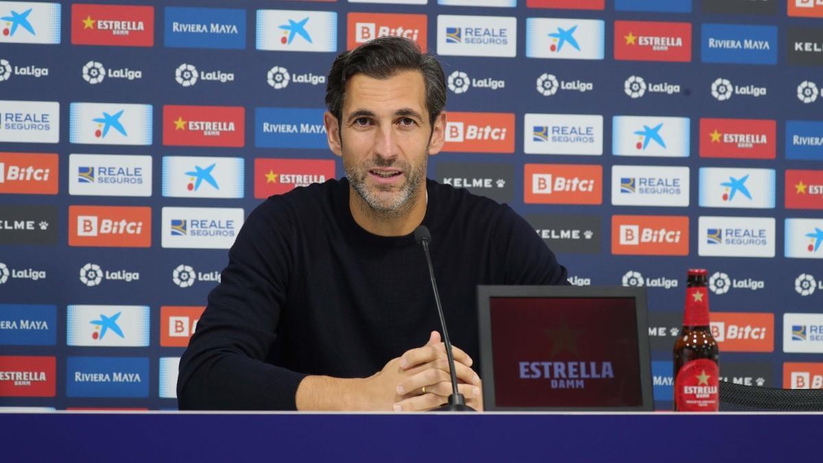 Diego López, en rueda de prensa