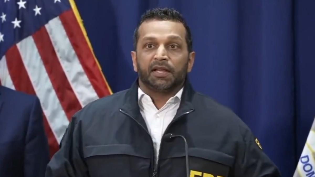 Kash Patel, director del FBI, en la comparecencia