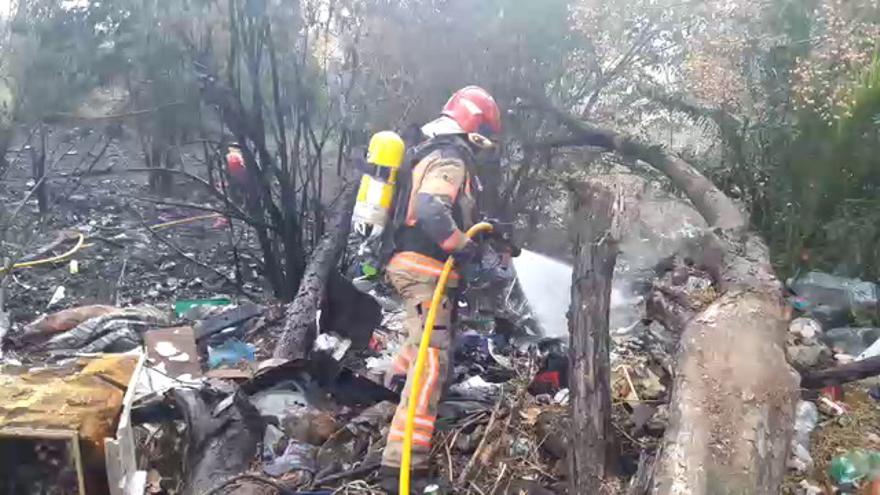 Incendio delante del Ordoñez en la antigua N340 - II