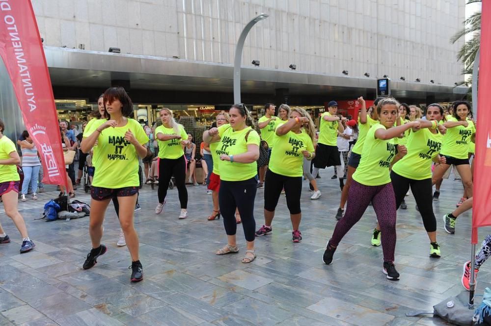 Zumba en la Avenida Libertad