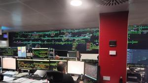 El Centro de Regulación de la Circulación (CRC) de Adif, en la estación de França de Barcelona
