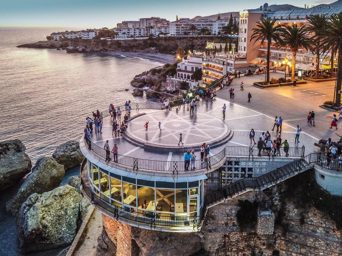 Balcón de Europa, en Nerja.