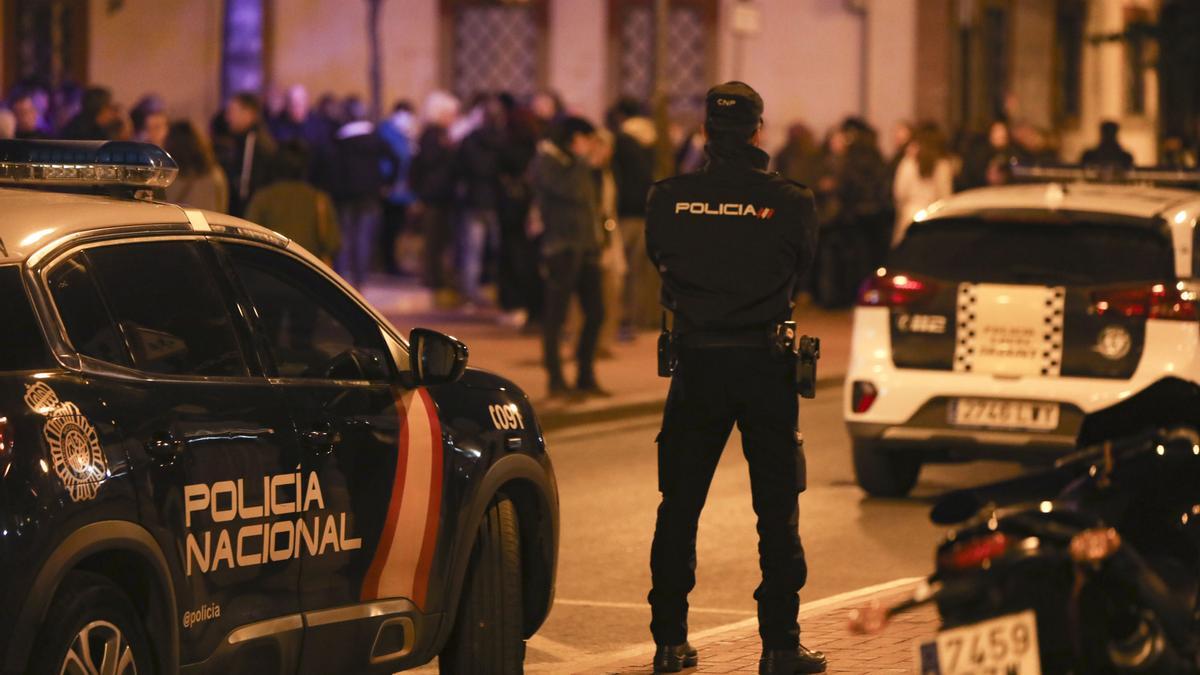 Policía Nacional en Sagunt, en una fotografía de archivo.