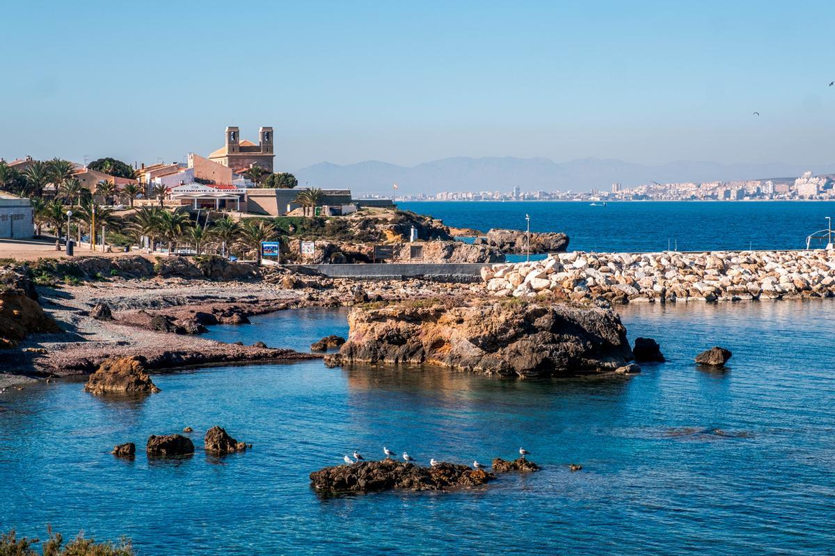 Vistas del casco antiguo de la isla de Tabarca