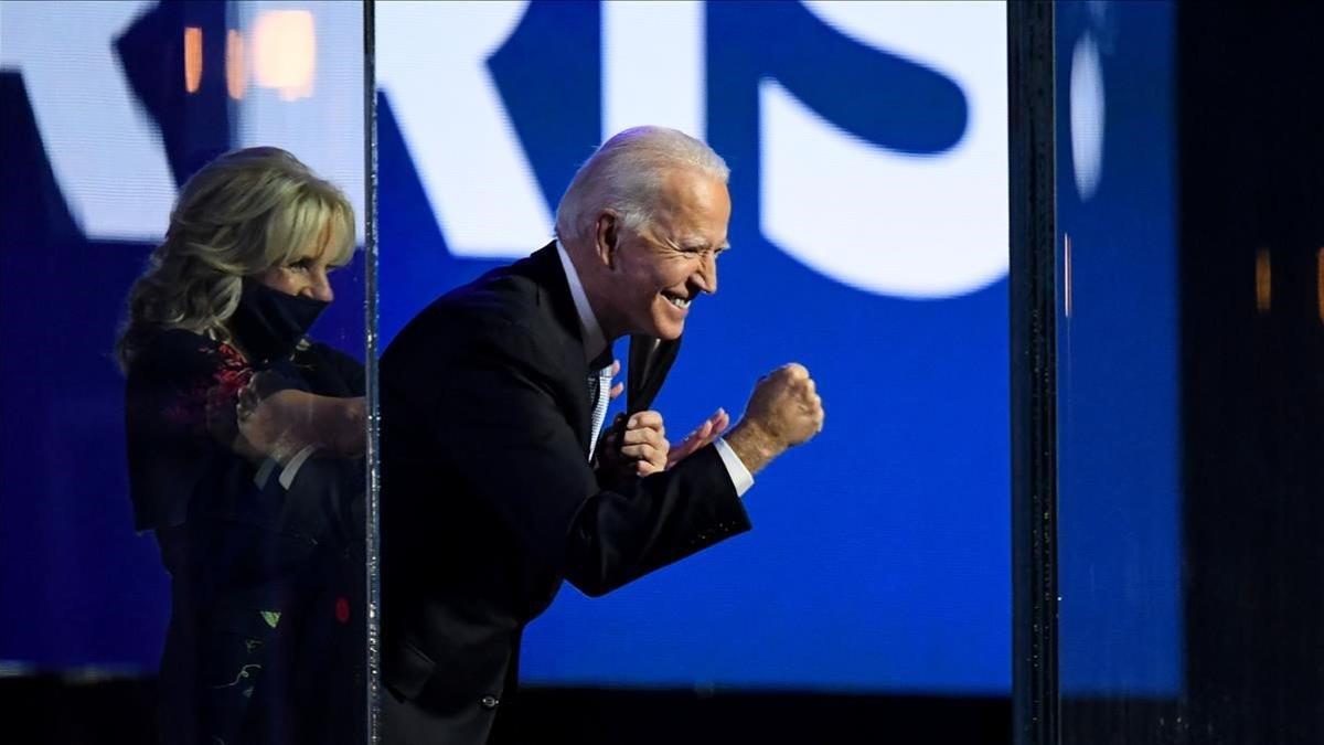 biden celebrar triunfo en las presidenciales