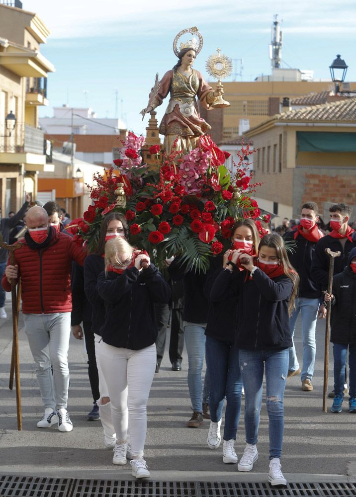 Faura disfruta de la Pujà de Santa Bárbara.