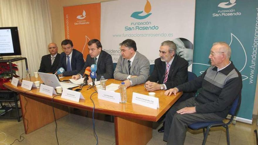 F. Javier Soto, Caseiro Suárez, José Luis Gavela, Julio Soto, Luis Antonio Chao y Fernández Cid. // I.Osorio