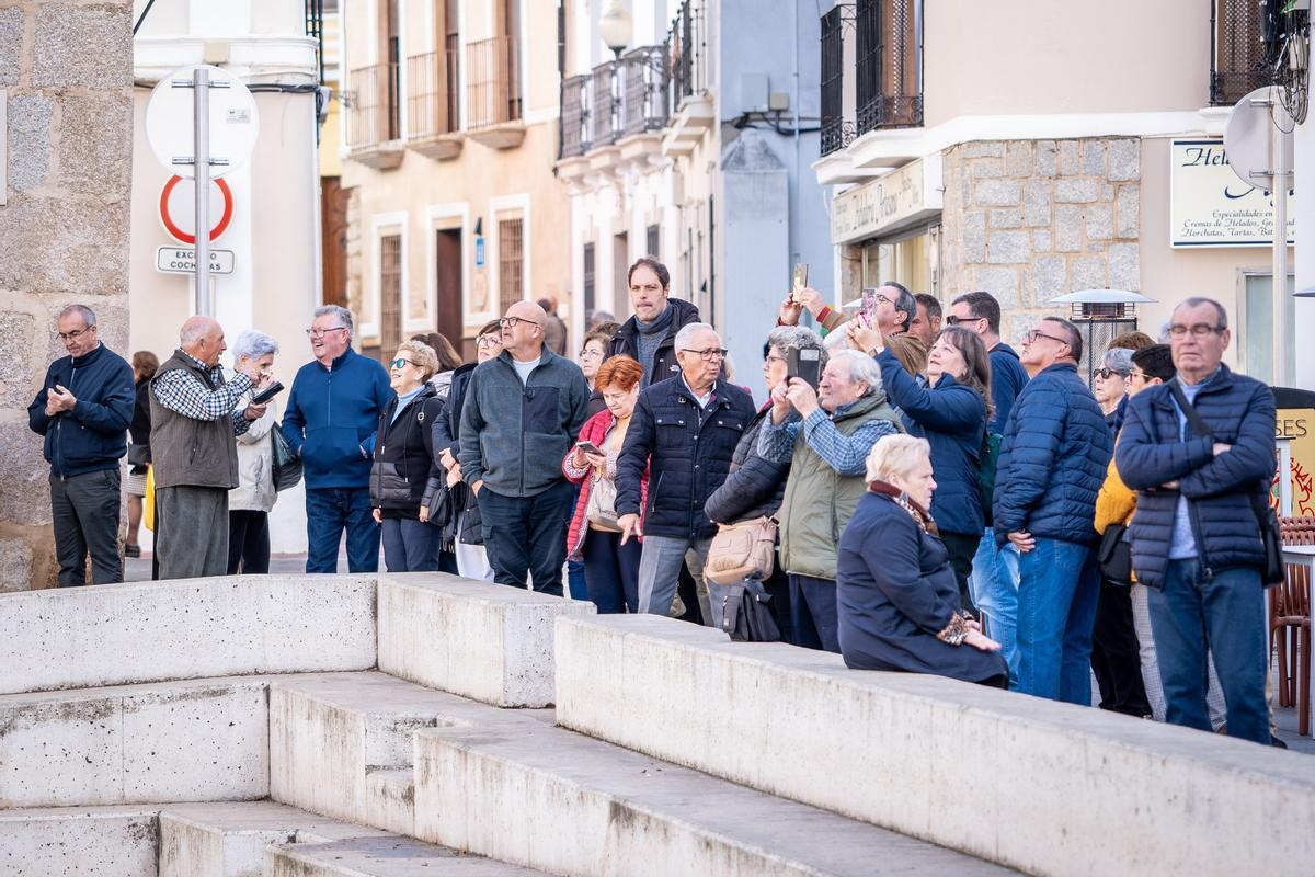 Turistas durante el pasado puente de diciembre.