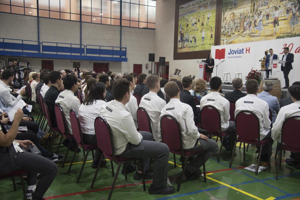 Acte de graduació de l'escola d'hoteleria de la Joviat