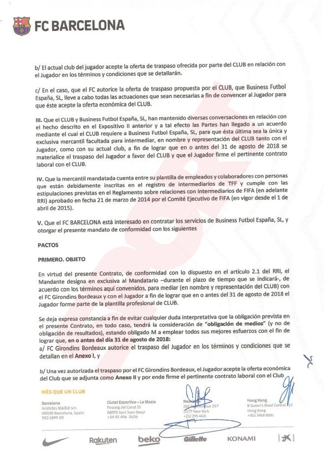 El contrato de Malcom, en exclusiva en SPORT