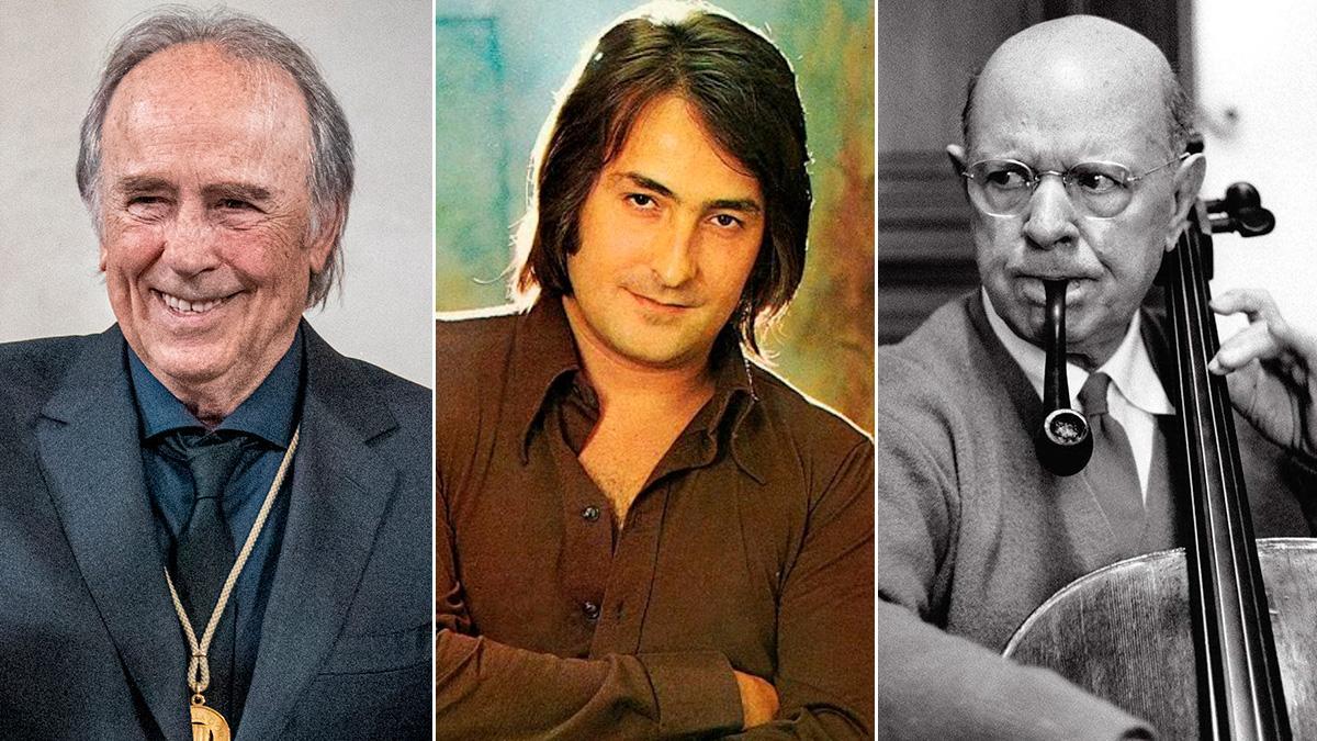 Joan Manuel Serrat, Nino Bravo y Pau Casals