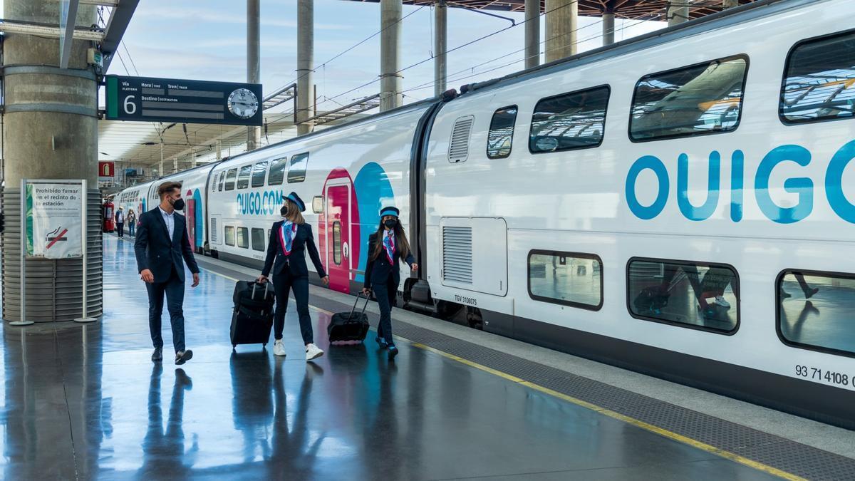 Uno de los trenes de Ouigo, filial de la francesa SNCF.