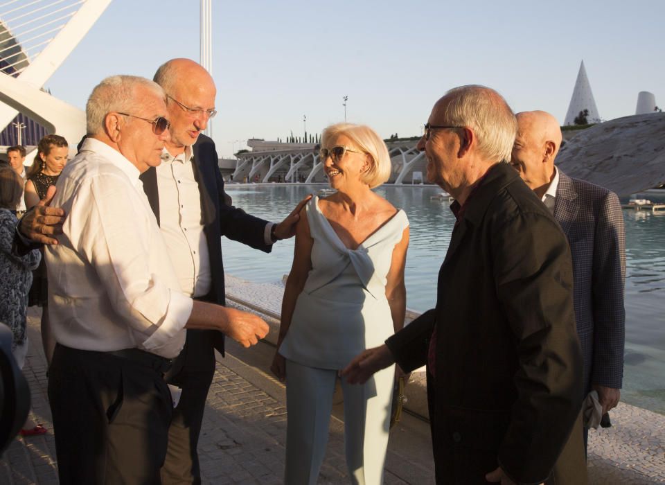 Presentación de las esculturas de Valdés en la Ciudad de las Artes y las Ciencias