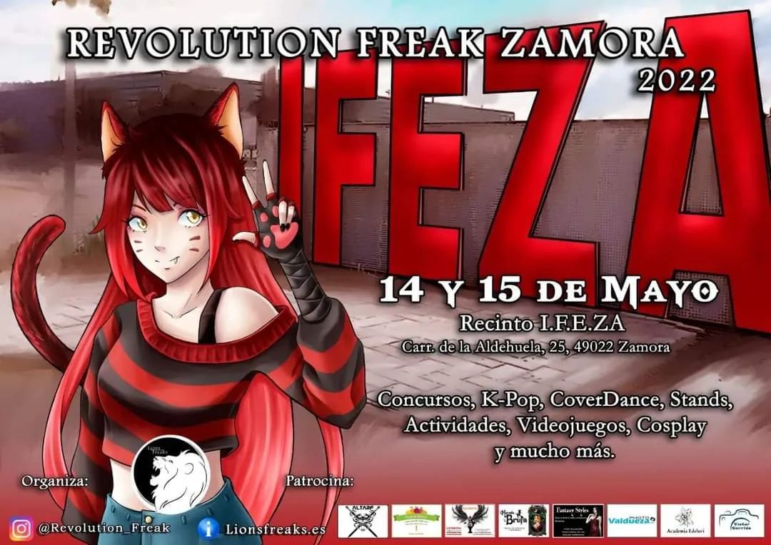 Cartel promocional de Revolution Freak Zamora 2022.