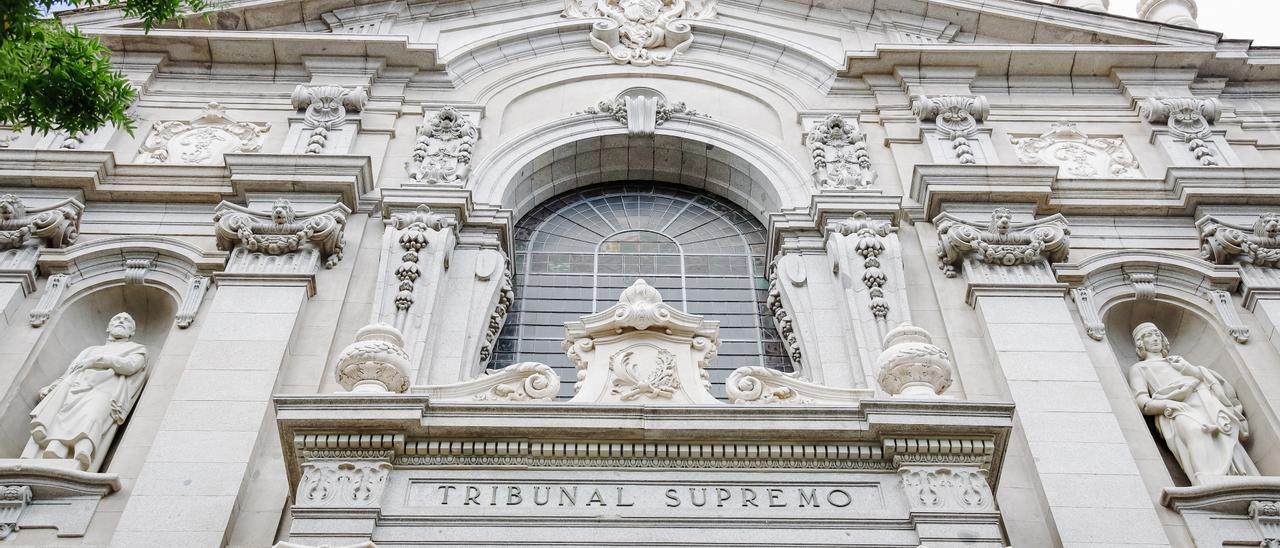 Fachada del Tribunal Supremo.