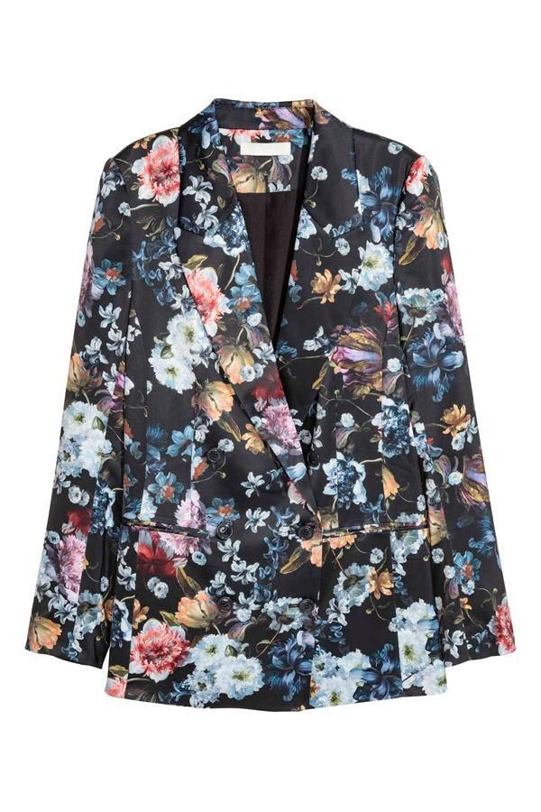 Rebajas 2018: blazer con estampado floral de H&M