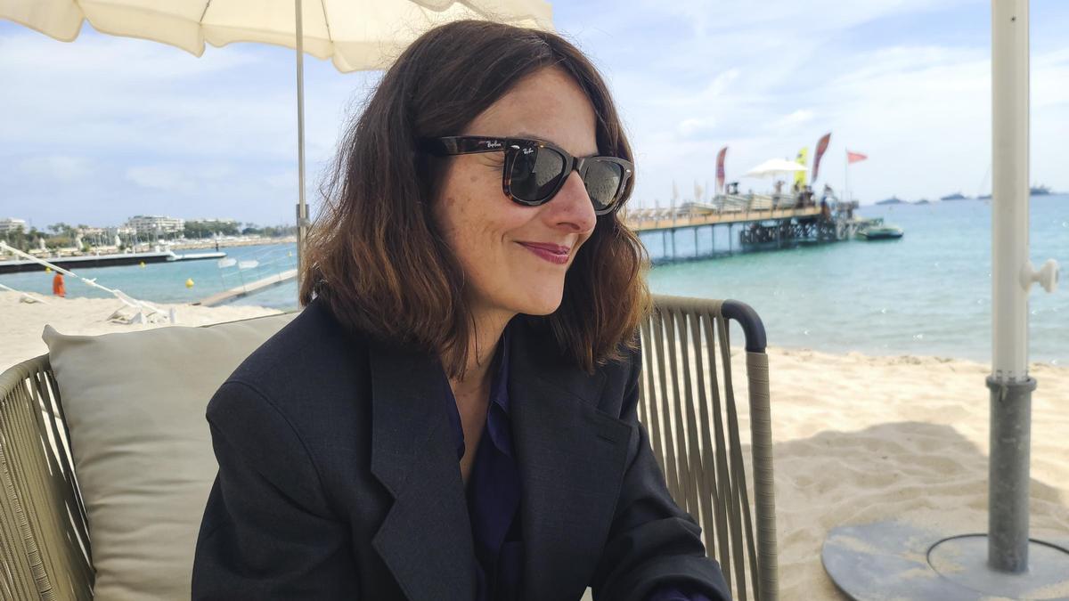 Elena López Riera, en el Festival de Cannes