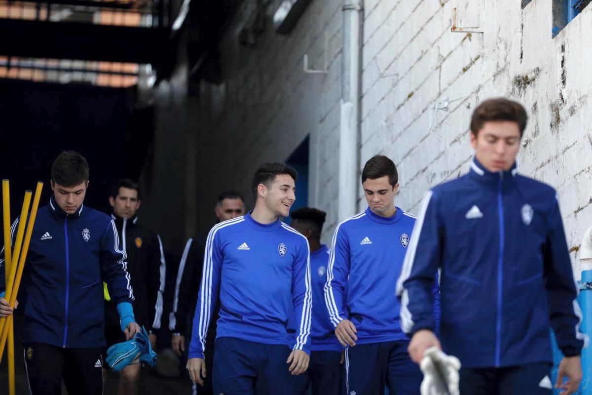 Entrenamiento del Real Zaragoza juvenil