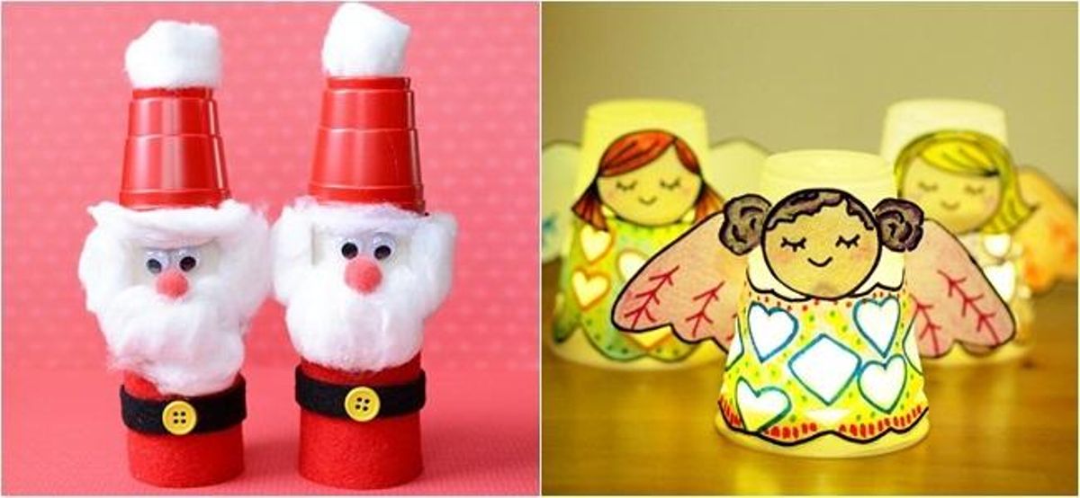 Diez manualidades de Navidad para hacer con niños