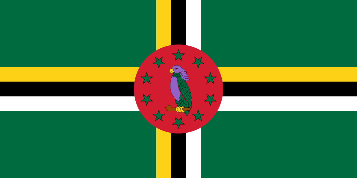 Dominica utilizó el morado para dar realismo al loro Sisserou, considerado ave nacional.