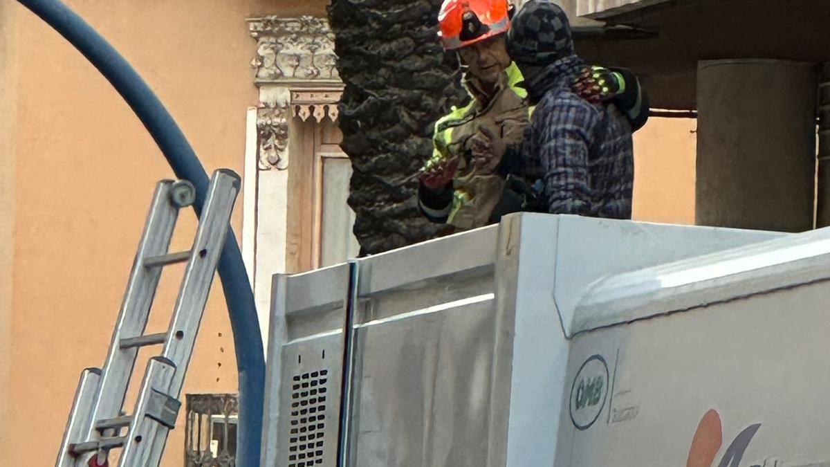 Un momento del rescate en Alicante.