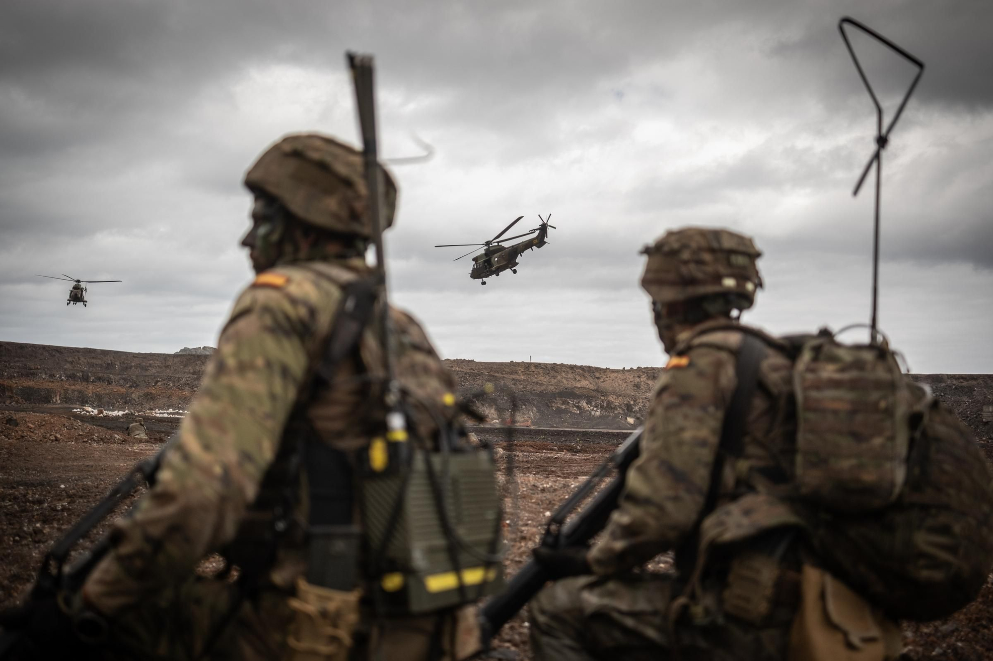 Maniobras militares en Canarias