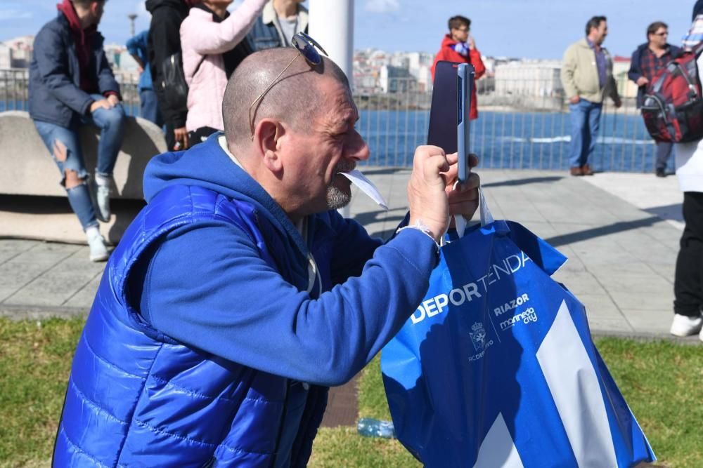 Así fue el recibimiento de la afición al Dépor