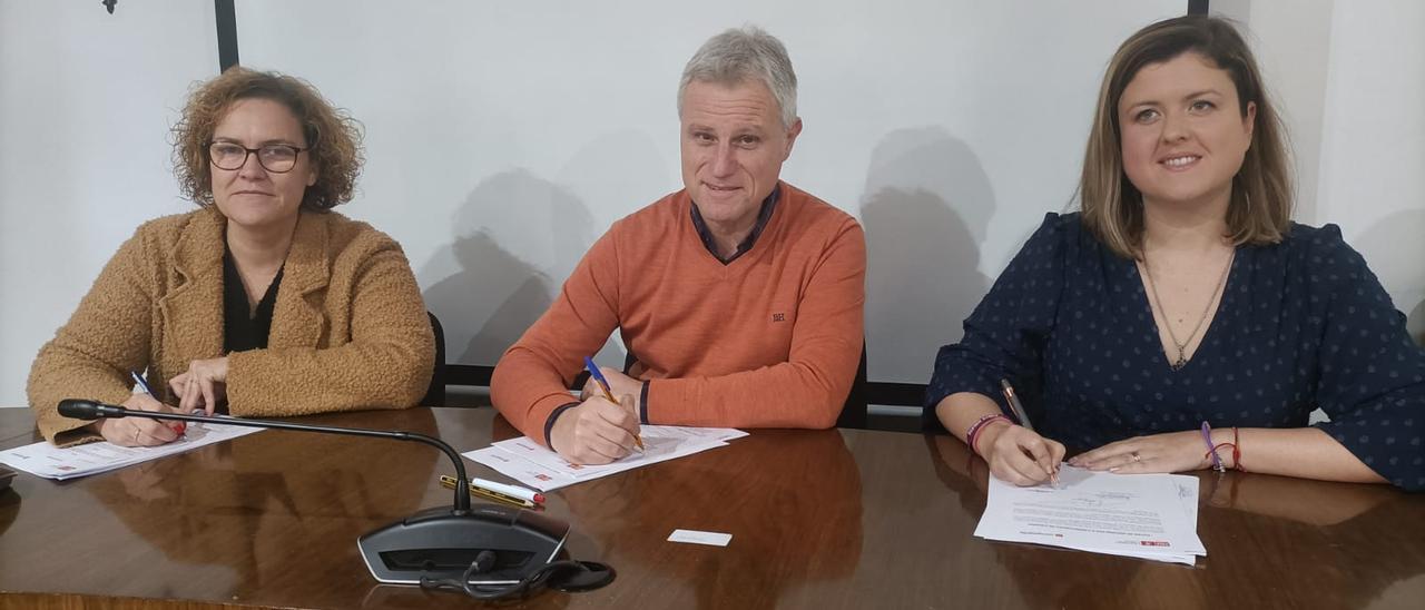 Marta Andrés, Salva Torrent e Isabel Montaner.