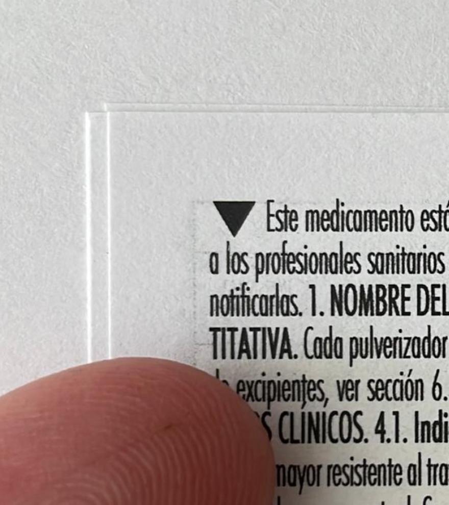 ¿Sabes qué significa el triángulo negro invertido en el prospecto de un medicamento?