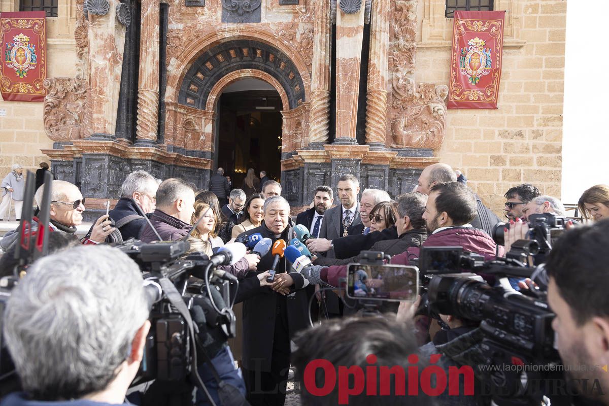 Clausura Año Jubilar de Caravaca (recepción de invitados)