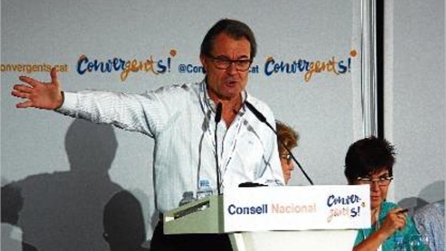 Artur Mas va apostar per concórrer als comicis del 20-D amb un &quot;esquema diferent&quot;.