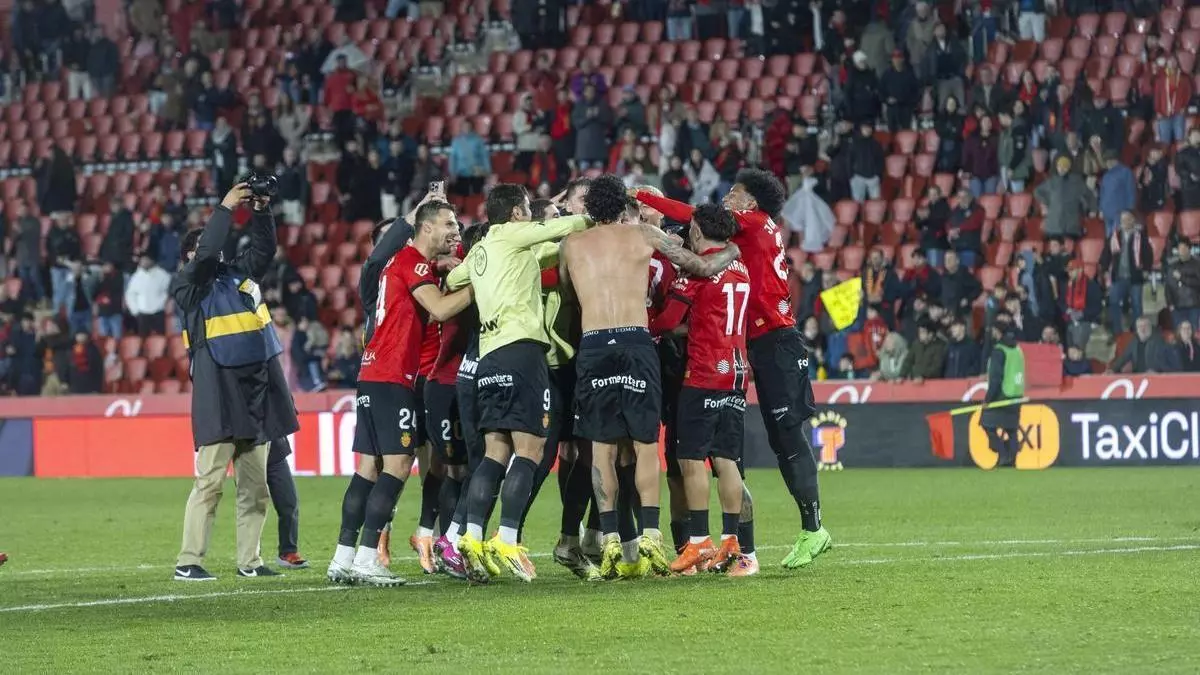 Más alivio que alegría en el Mallorca