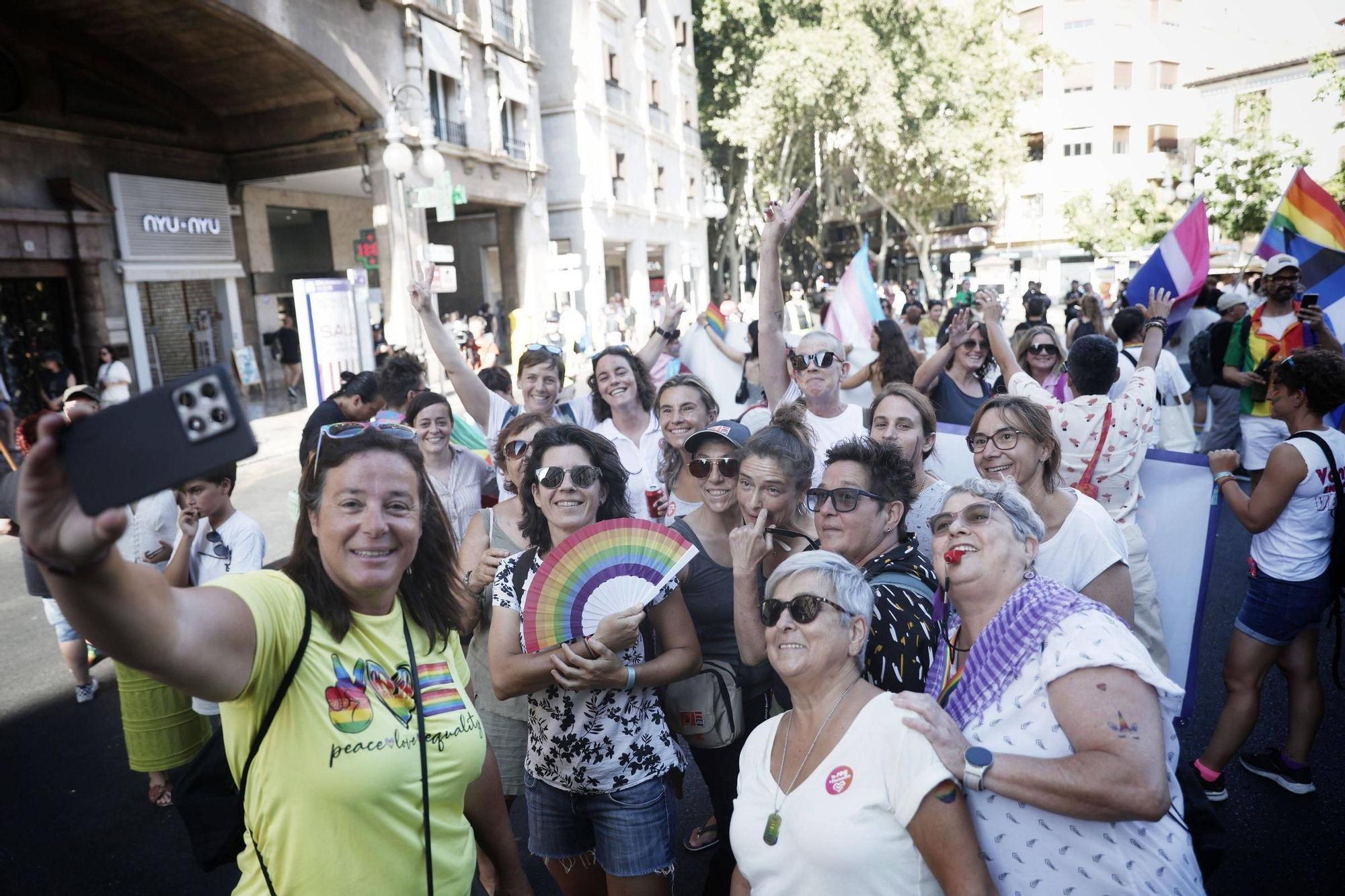 Orgullo 2025: las imágenes de las manifestaciones de Palma