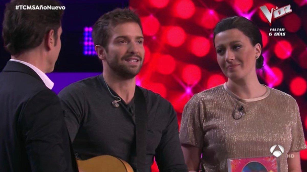 Pablo Alborán y María Villalón en 'Tu cara me suena: Concierto de año nuevo'