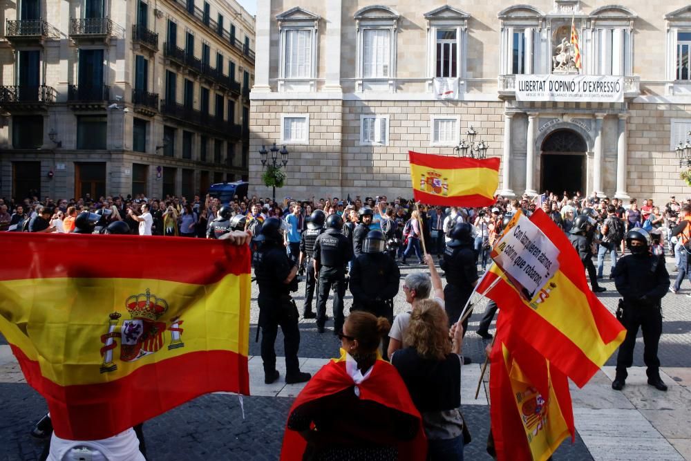 Manifestación en Barcelona contra el ''procés''