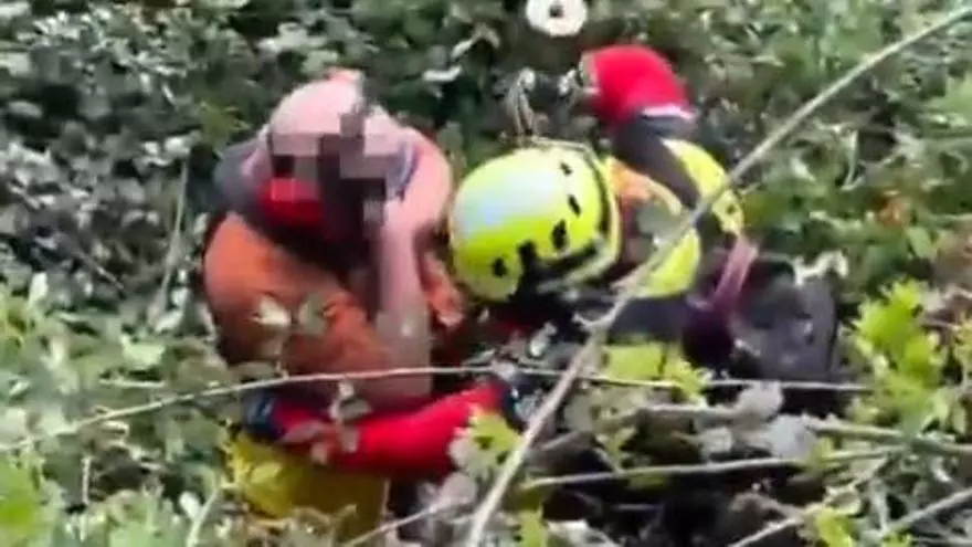 Rescatan a un senderista accidentado en Bajamar