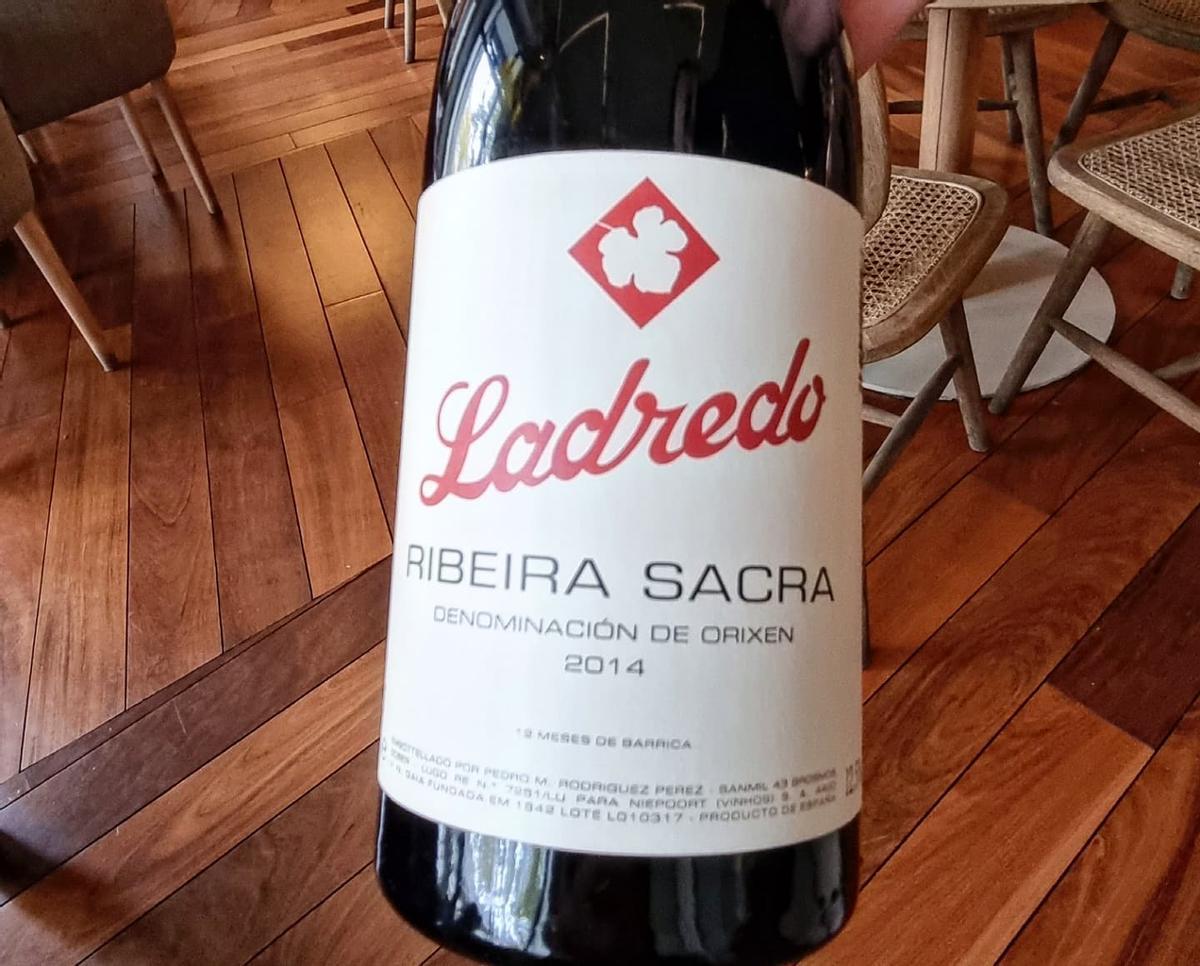 Un vino de la Ribeira Sacra.
