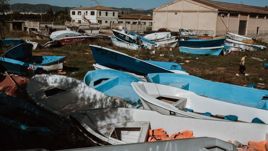 So sieht es auf dem Friedhof der Migrantenboote auf Mallorca aus