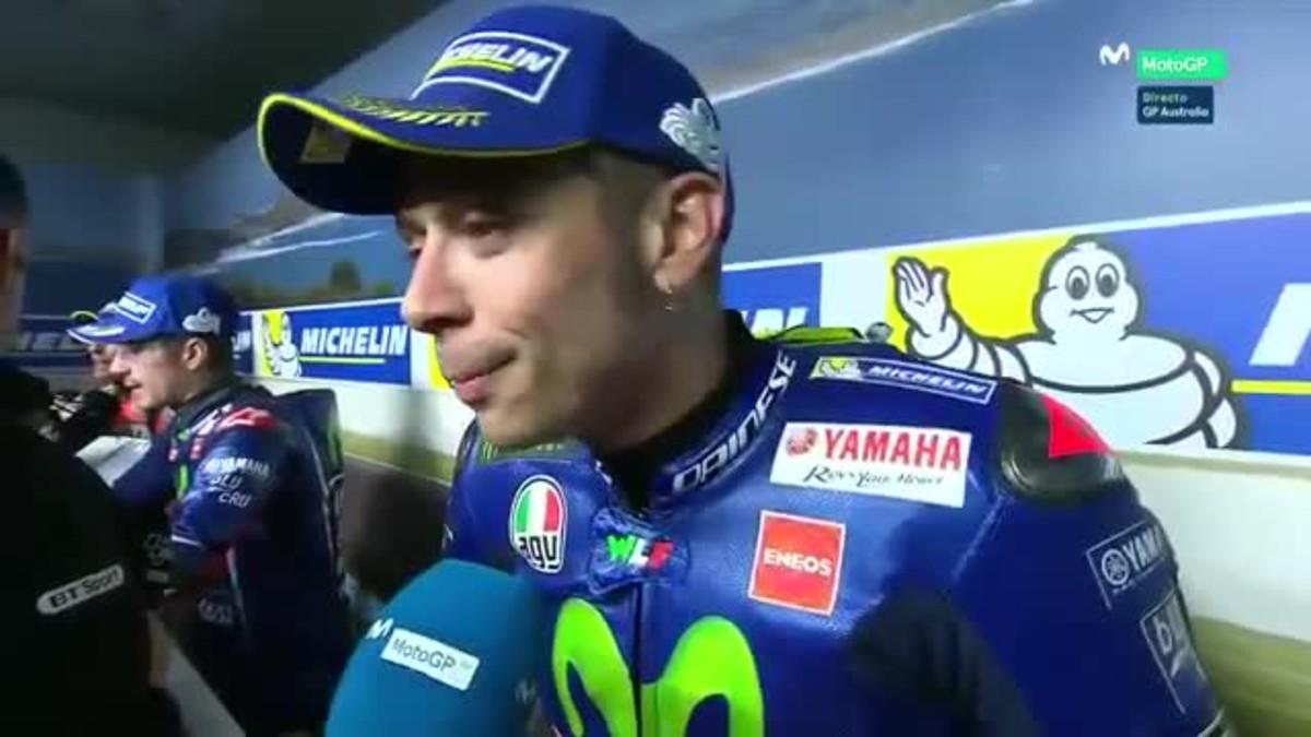 MotoGP: Valentino Rossi: He sentido verdadero miedo. El santo de los  pilotos nos ha salvado hoy