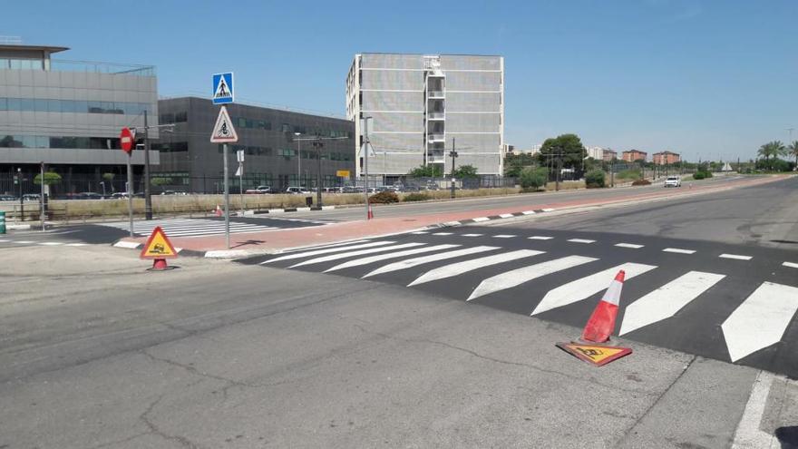 Paterna mejora la seguridad vial y la accesibilidad  del barrio de Bovalar