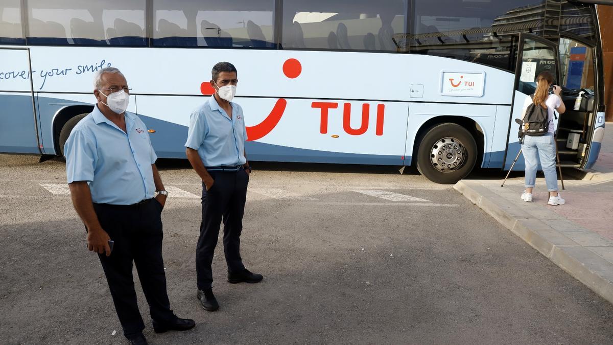 Llegada del primer crucero a Málaga tras el inicio de la pandemia