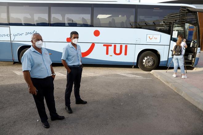 Llegada del primer crucero a Málaga tras el inicio de la pandemia