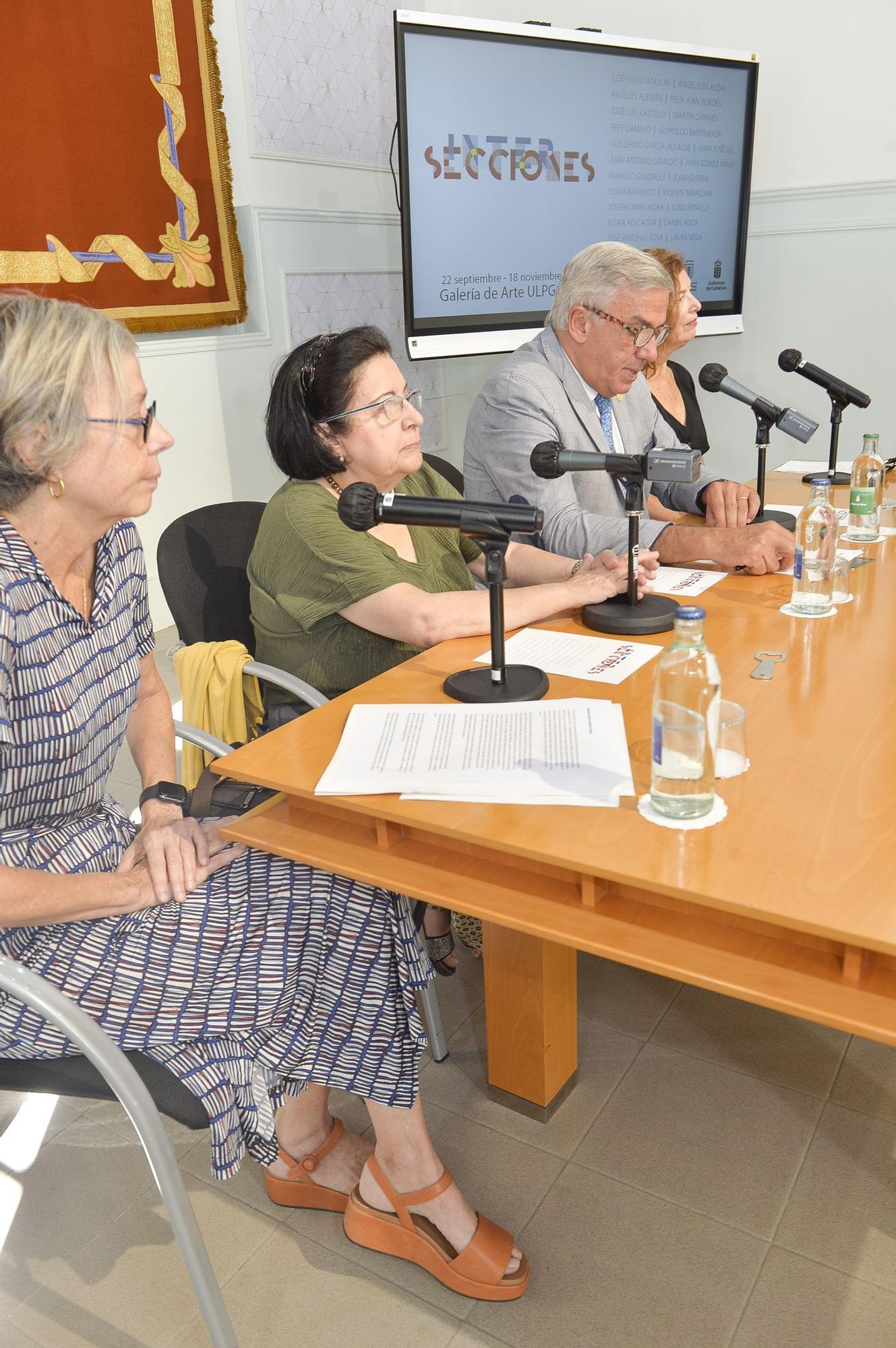 Exposición 'Inter Secciones' en el Rectorado de la ULPGC