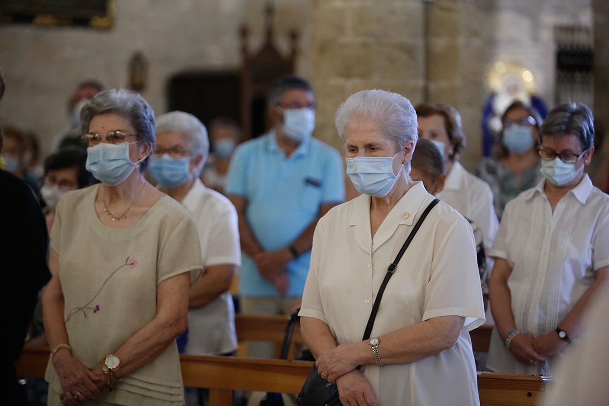 El obispo preside la tradicional misa de la festividad de la Virgen de la Fuensanta