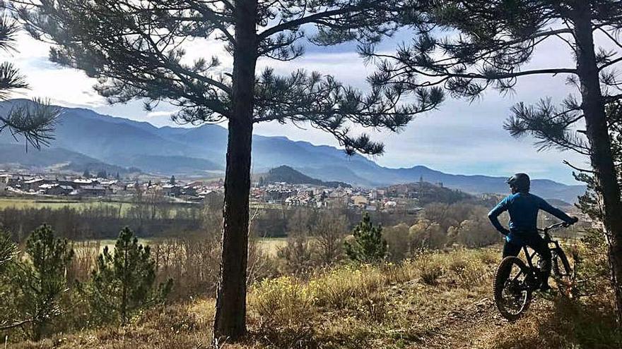 El Club Ciclista Bellver fa una neteja solidària del bosc