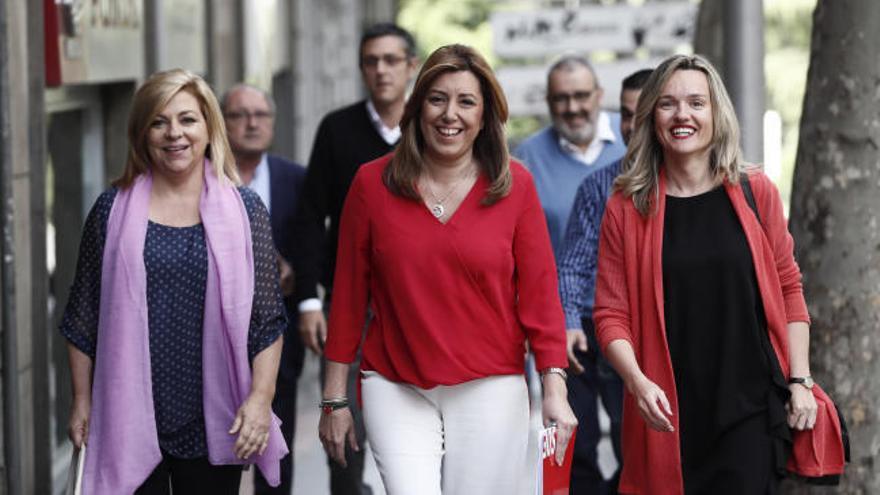 Susana Díaz: &quot;Estoy tranquila, con ilusión, ganas, alegría y confianza&quot;