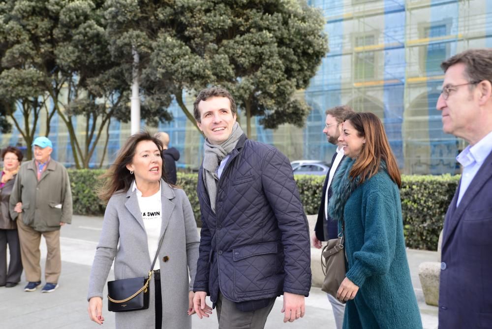 Visita de Pablo Casado a A Coruña