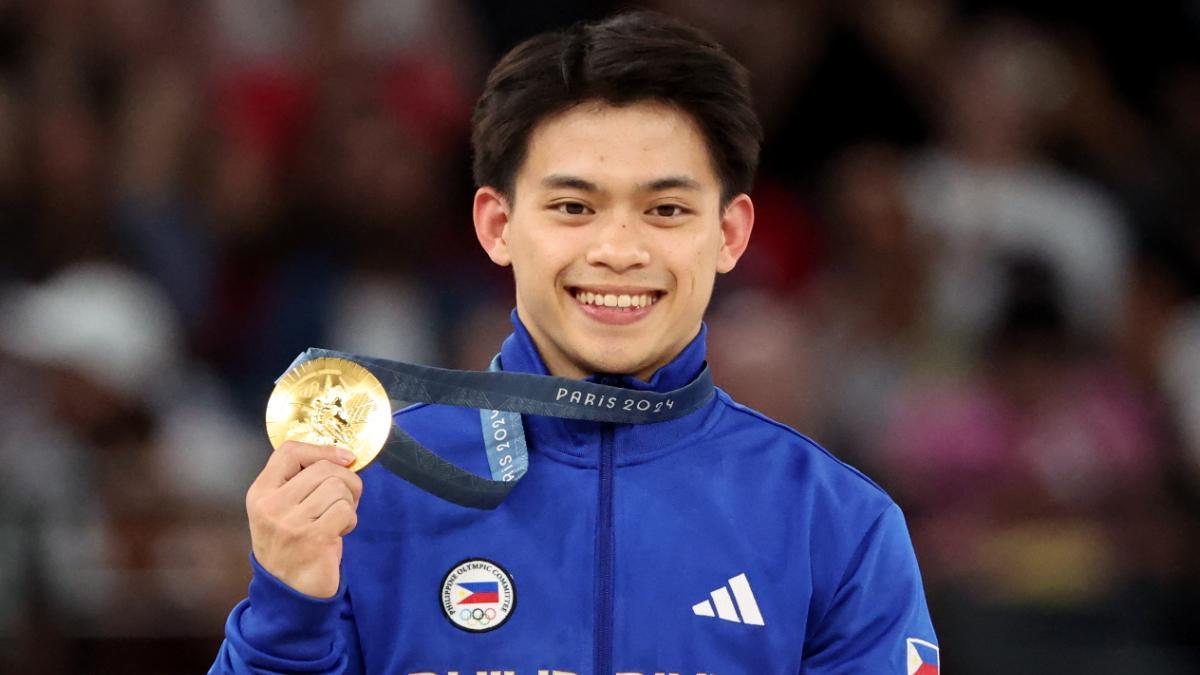 Carlos Yulo, oro olímpico en gimnasia para Filipinas