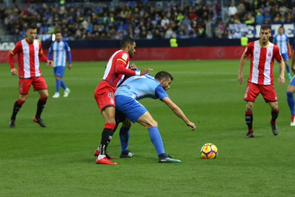 Les millors imatges del Màlaga - Girona (0-0)